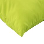 vidaXL Coussins de palette lot de 2 vert vif tissu oxford