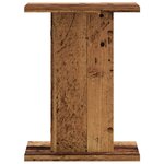vidaXL Supports pour plantes 2 Pièces vieux bois bois d'ingénierie