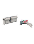 THIRARD - Cylindre de serrure double entrée T2  40x50mm  nickel  anti-arrachement  anti-perçage  anti-crochetage  5 clés