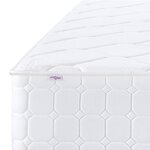 vidaXL Matelas à ressorts ensachés dureté moyenne 100x200 cm