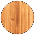 vidaXL Table basse avec base en fil de fer noir bois d'acacia massif