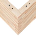 vidaXL Jardinière 90x40x45 5 cm bois de pin massif