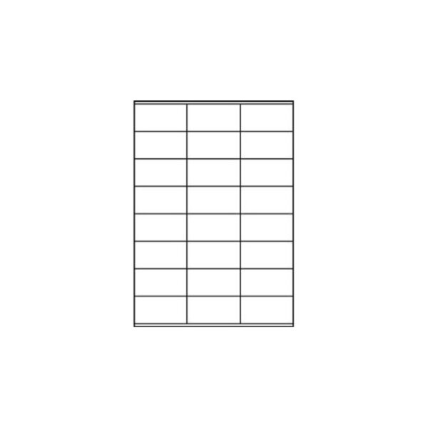 Office star boite de 2400 étiquettes multi-usage blanches 70x36mm os43475 avery zweckform