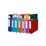 Classeur À Levier Polypropylène Dos De 75mm - Couleurs Assorties - X 20 - Exacompta