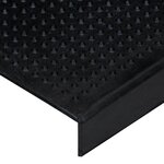 vidaXL Marches d'escalier 5 Pièces 25x75 cm caoutchouc