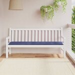 vidaXL Coussin de banc de jardin bleu marine 180x50x3 cm tissu oxford