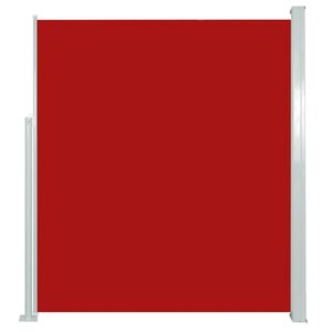 vidaXL Auvent latéral rétractable de patio 160x300 cm Rouge