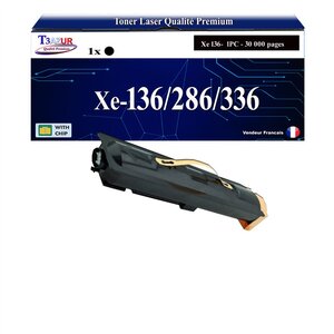 T3AZUR -Toner compatible avec Xerox DocuCentre 136 2005 2055 286 3055 336 - Noir