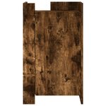 vidaXL Buffet chêne fumé 45x35x75 cm bois d'ingénierie