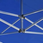 vidaXL Tente de réception pliable Aluminium 4 5x3 m Bleu