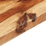 vidaXL Dessus de table Bois solide 25-27 mm 60x80 cm