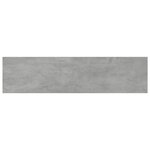vidaXL Panneaux de bibliothèque 4 Pièces Gris béton 80x20x1 5cm Aggloméré