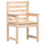 vidaXL Ensemble à dîner de jardin 7 Pièces bois massif de pin