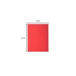 Paquet De 250 Sous-chemises Super 60 - 22x31cm - Rouge - X 5 - Exacompta