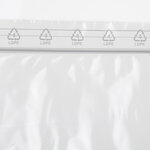 Lot de 1000 sachets plastiques à fermeture zip 160x220mm très résistants 90µ