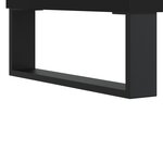 vidaXL Tables basses 2 Pièces noir 50x46x35 cm bois d'ingénierie