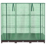 vidaXL Jardinière surélevée avec housse aspect rotin 120x40x123 cm