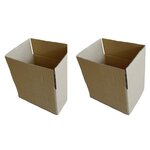 2 cartons d'emballage 20 x 15 x 11 cm