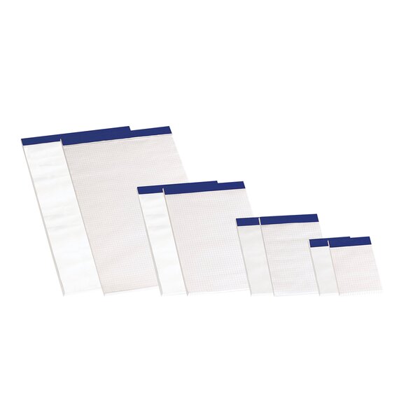 LOT de 5 Bloc-notes agrafé sans couverture Enri A5 - Format A5 - 80 feuilles - Papier ordinaire