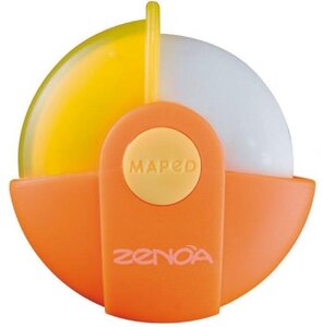 Gomme plastique Zenoa avec etui rotatif Coloris Aléatoire MAPED