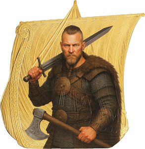 Monnaie RAGNAR LOTHBROK Sail with the Vikings 1 Oz Argent 1$ Niue 2026