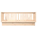 vidaXL Lit de jour 75x190 cm Bois de pin massif