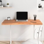 vidaXL Dessus de bureau 110x(50-55)x4 cm bois massif de hêtre