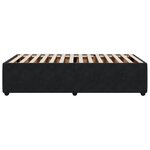 vidaXL Cadre de lit Noir 80x200 cm Velours