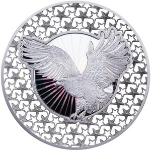 Pièce de monnaie en Argent 5 Dollars g 62.2 (2 oz) Millésime 2025 FILIGREE AMERICAN EAGLE