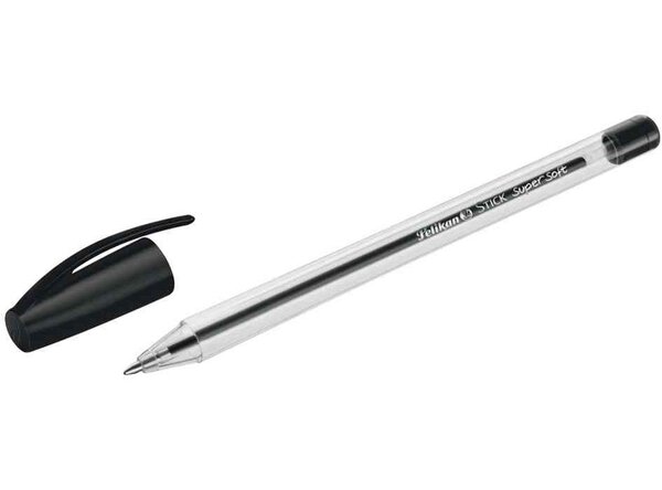 Stylo Bille STICK Super soft pte Moyenne Noir PELIKAN