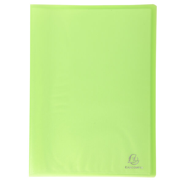 Protège-documents En Polypropylène Semi Rigide Chromaline 60 Vues - A4 - Vert - X 12 - Exacompta
