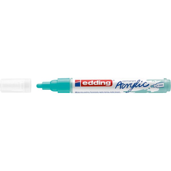 Marqueur acrylique moyen 5100 turquoise opulent 2-3 mm x 10 EDDING