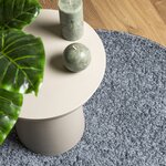 vidaXL Tapis shaggy PAMPLONA poils longs moderne bleu Ø 80 cm