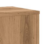 vidaXL Supports pour plantes 2 Pièces chêne artisanal bois ingénierie