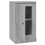 vidaXL Buffet sonoma gris 37 5x35 5x67 5 cm bois d'ingénierie