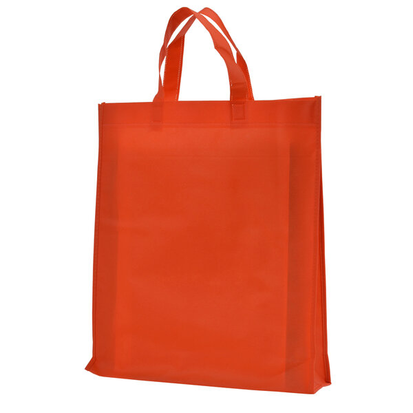 Sac cabas en tissu orange 40 x 10 x 45 cm