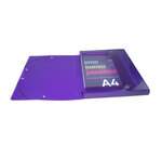 Boite de classement en polypropylène dos 25mm iderama pp - a4 - violet - x 4 - exacompta