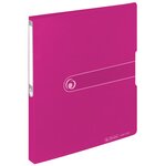 Classeur 2 anneaux D 16 mm Easy Orga to go A4 Dos de 27 mm Rose HERLITZ