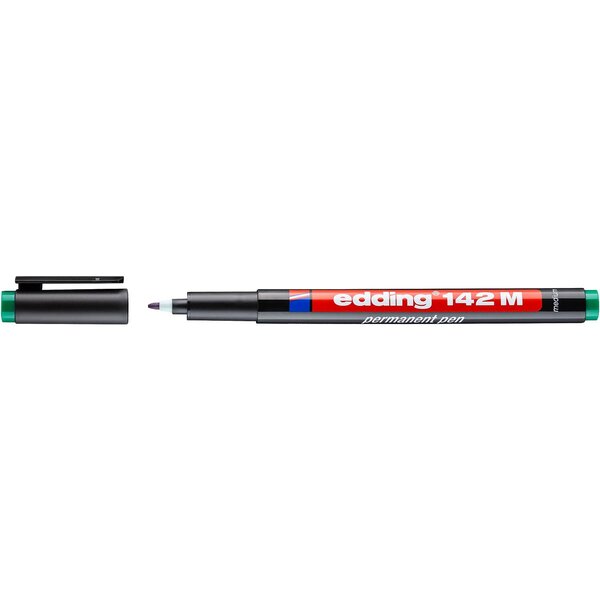 Feutre Permanent 142M Vert Pointe Moyenne 1 mm EDDING
