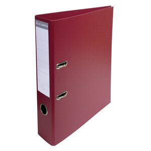 Classeur À Levier Pvc A4 Dos De 70mm. - Bordeaux - X 10 - Exacompta