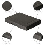 Purebox Black 190x130 25mm - Noir - X 5 - Falken