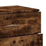 vidaXL Buffets 3 Pièces Chêne fumé Bois d'ingénierie