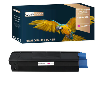 Qualitoner x1 toner 42804538 magenta compatible pour oki