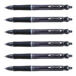 Stylo Bille ACROBALL Begreen pointe fine Noir x 6 PILOT