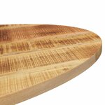 vidaXL Dessus de table 90x40x2 5 cm ovale bois massif de manguier