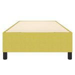 vidaXL Sommier à ressorts de lit Vert 100x200 cm Tissu