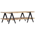 vidaXL Table basse 115x60x40 cm Bois de manguier massif