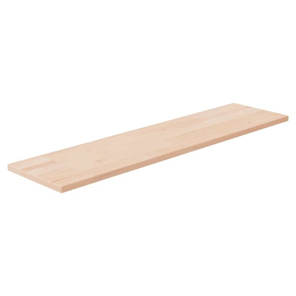 vidaXL Panneau d'étagère 80x20x1 5 cm Bois de chêne massif non traité