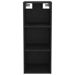 vidaXL Armoire murale Noir 34 5x32 5x90 cm Bois d'ingénierie