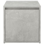 VidaXL Tiroir boîte Gris béton 40 5x40x40 cm Bois d'ingénierie